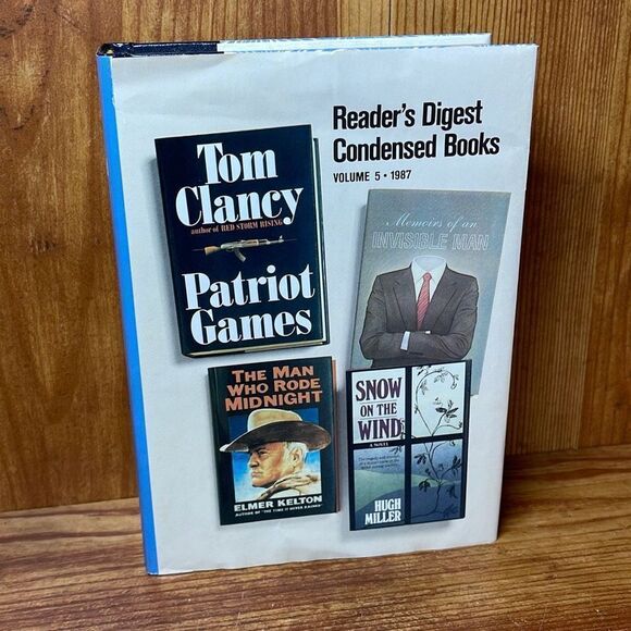 Reader's Digest Condensed Books Volume 5 1987 Tom Clancy Patriot Games - Picture 1 of 6